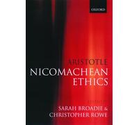 Aristotle: Nicomachean Ethics: Translation, Introductio - NEW Christopher Row 2
