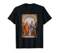 Aristotle Philosopher Plato Philosophy School of Athens Art T-Shirt