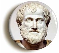 Aristotle Philosophy Fridge Magnet (Circular 2inch / 50mm Diameter)