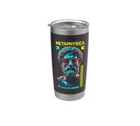 Aristotle Philosophy Metaphysica Metaphysics Funny Techno Stainless Steel Insulated Tumbler