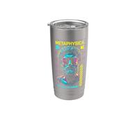 Aristotle Philosophy Metaphysica Metaphysics Funny Techno Stainless Steel Insulated Tumbler