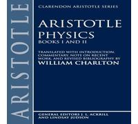 Aristotle Physics: Books I & II Paperback Aristotle Multicolor