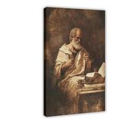 Aristotle Portrait Art Print Canvas Poster Bedroom Decor Landscape Office Room Decor Gift 24" L X 36" W