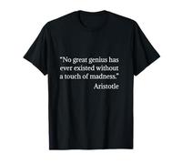 Aristotle Quote Great Genius Awesome Philosophy T-Shirt