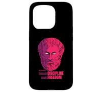 Aristotle Quote Through Discipline Comes Freedom Philosopher Case for iPhone 15 Pro