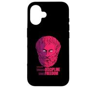 Aristotle Quote Through Discipline Comes Freedom Philosopher Case for iPhone 16