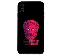 Aristotle Quote Through Discipline Comes Freedom Philosopher Case for iPhone XS Max