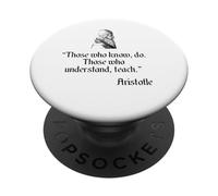 Aristotle Shirt on Education & Teaching Aristotle Philosophy PopSockets Adhesive PopGrip