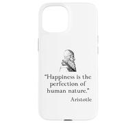 Aristotle Shirt on Happiness Aristotle Philosophy Case for iPhone 15
