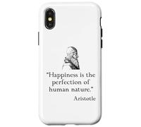 Aristotle Shirt on Happiness Aristotle Philosophy Case for iPhone X/XS
