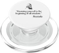 Aristotle Shirt on Knowing Yourself Aristotle Philosophy PopSockets PopGrip for MagSafe