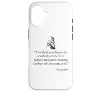 Aristotle Shirt on The Ideal Man Aristotle Philosophy Case for iPhone 16