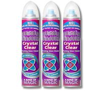 Aristowax Invisible Window Foaming Glass Cleaner - 300ml, Achieve a Streak-Free, Crystal Clear Shine on All Windows, Mirrors, and Glass Surfaces with an Easy-to-Use Foaming Formula, Pack of 3