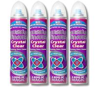 Aristowax Invisible Window Foaming Glass Cleaner - 300ml, Achieve a Streak-Free, Crystal Clear Shine on All Windows, Mirrors, and Glass Surfaces with an Easy-to-Use Foaming Formula, Pack of 4