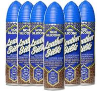 Aristowax Leather Silk Shine Conditioner with Beeswax (Pack of 6) - Polish Cleaner for Sofa Car Seats Furniture Handbags - Non-Silicone Protector Treatment Spray 225ml + Cheeroo Magnet