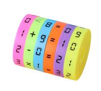 Arithmetic Learning Toy - Educational Blocks for Kids | Wooden Counting Abacus featuring Number Tiles, Preschool Calculation Tool, Interactive Classroom Resource 1.97x1.57 in