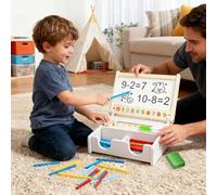 Arithmetic Math Toy Set - Educational Wooden Game - Kids Learning Arithmetic | for Development Enlightenment Birthday Activities Christmas Classroom