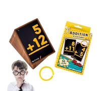 Arithmetic Study Cards - Vibrant Number Deck, Playful Counting Tools, Engaging Math Practice | Creative 50-Card Bundle for Building Numerical Confidence, Educational Subtraction and Addition for Young
