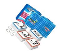 Arithmetics Practice Study Cards Homeschooling Math Learning Aid for Logics Skills and Engaging Activity Multifunctional Addition Subtraction Learning Cards