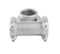 Aritynu Strimmer Handle Bracket clamp, 26/28mm Aluminium Alloy (Cross | Rust Resistant Alloy, Domestic Commercial Industrial Use, Brushcutter Tube Fit, Bolts Included, Easy Fit