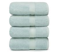 Ariv Towels 4-Piece Large Premium Bath Towels Set-Suitable for Sensitive Skin & Daily Use-Soft, Quick Drying & Highly Absorbent Towels for Bathroom, Gym, Hotel & Spa- 30" X 52"- Duck Egg