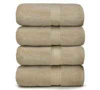 Ariv Towels 4-Piece Large Premium Bath Towels Set- Suitable for Sensitive Skin & Daily Use- Soft, Quick Drying & Highly Absorbent Towels for Bathroom, Gym, Hotel & Spa - 30" X 52"- Linen