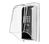 Arivend PC Plastic Lengthen Doorbell Rain Cover,Transparent Doorbell Waterproof Cover Weatherproof Protector Doorbell Attachment Easy Install Easy to Use