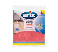 Arix 3 Pc Softy Cellulose Sponge Cloth, Square, Extra Absorbent (Plant Based Material)