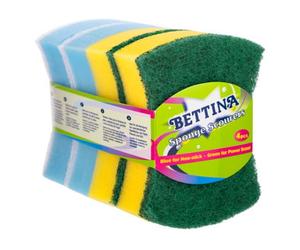 Arix Bettina B3574 4Pc Butterfly Sponge Scourer