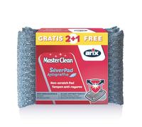 Arix Scratch-Resistant sponges, Silver, 3 Pezzi (1 Confezione)