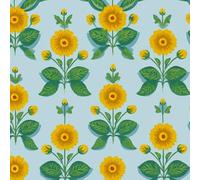 ARiXIaNg Blue Flowers Removable Peel and Stick Wallpaper 17.3"x118" Kawaii for Drawers Furniture Makeovers Easy to Install Wall Paper Decor Wall Mural Paper