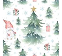 ARiXIaNg Christmas Removable Peel and Stick Wallpaper 17.3"x78.7" Pine Tree Kawaii for Drawers Furniture Makeovers Easy to Install Wall Paper Decor Wall Mural Paper
