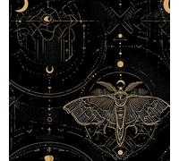 ARiXIaNg Golden Butterfly Peel and Stick Wallpaper Retro Contact Paper with Waterproof Stain-Resistant Surface for Boys Girls Teen Bedroom Living Room Kitchen 17.3"x78.7"