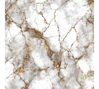 ARiXIaNg Golden Marble Peel and Stick Wallpaper Modern Contact Paper with Waterproof Stain-Resistant Surface for Boys Girls Teen Bedroom Living Room Kitchen 17.3"x118"