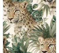 ARiXIaNg Leopard Removable Peel and Stick Wallpaper 17.3"x197" Animal Retro for Drawers Furniture Makeovers Easy to Install Wall Paper Decor Wall Mural Paper