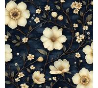 ARiXIaNg Peel and Stick Wallpaper 17.3"x118" Retro Flowers Self Adhesive Wallpaper Relief Contact Paper Shelf Liner for Cabinets for Bedroom Bathroom Renter Friendly Wall Paper
