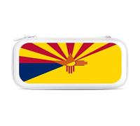 Arizona and New Mexico Flags Protective Carrying Case for Switch Travel Cases Cover with Game Card Bag