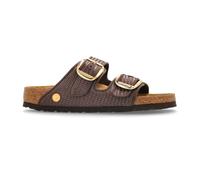 Arizona Big Buckle Raffia - female - Birkenstock - Sliders - Brown - 4 UK - Shoes 4 UK