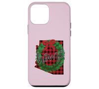 Arizona Buffalo Plaid Christmas Home Wreath Retro Case for iPhone 12 mini