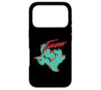 Arizona Cacti With Red Blossoms Tucson Vintage Souvenir Case for iPhone 17 Pro