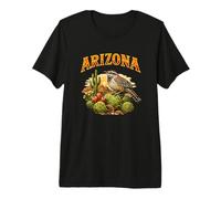Arizona Cactus Wren Desert Sunset State Bird Wildlife Premium T-Shirt