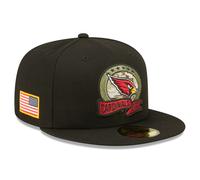 Arizona Cardinals NFL Cap Adult New Era Black Fitted Hat - New