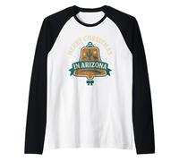 Arizona Christmas Shirt Gingerbread Bell Wolf Cactus Holiday Raglan Baseball Tee