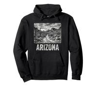 Arizona Desert Vibes AZ Pride Cactus Roadrunner Vintage Pullover Hoodie