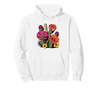 Arizona Desert Wildflower Cactus Bloom Graphic Art Pullover Hoodie