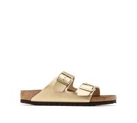 Arizona Double-Strap Mules Gold-Coloured