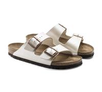 Arizona Double Strap Mules White