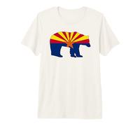Arizona Flag Bear Premium T-Shirt