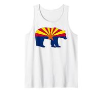 Arizona Flag Bear Tank Top