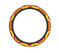 Arizona Flag Patterned steering wheel cover elastic steering wheel cover soft and breathable suitable for cars trucks and cars